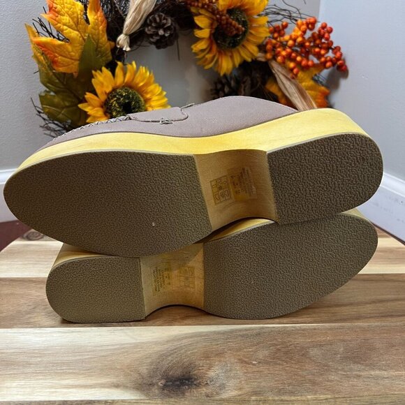 Kelsi Dagger Brooklyn Window Dove Clog Sz 9.5M in Wild Veg Leather - Picture 10 of 11